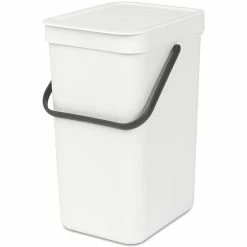 Brabantia Waste Bin Sort & Go 12L White