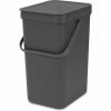 Brabantia Waste Bin Sort & Go 12L Grey