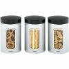 Brabantia Window Canister 1.4L 3 Piece Set Steel