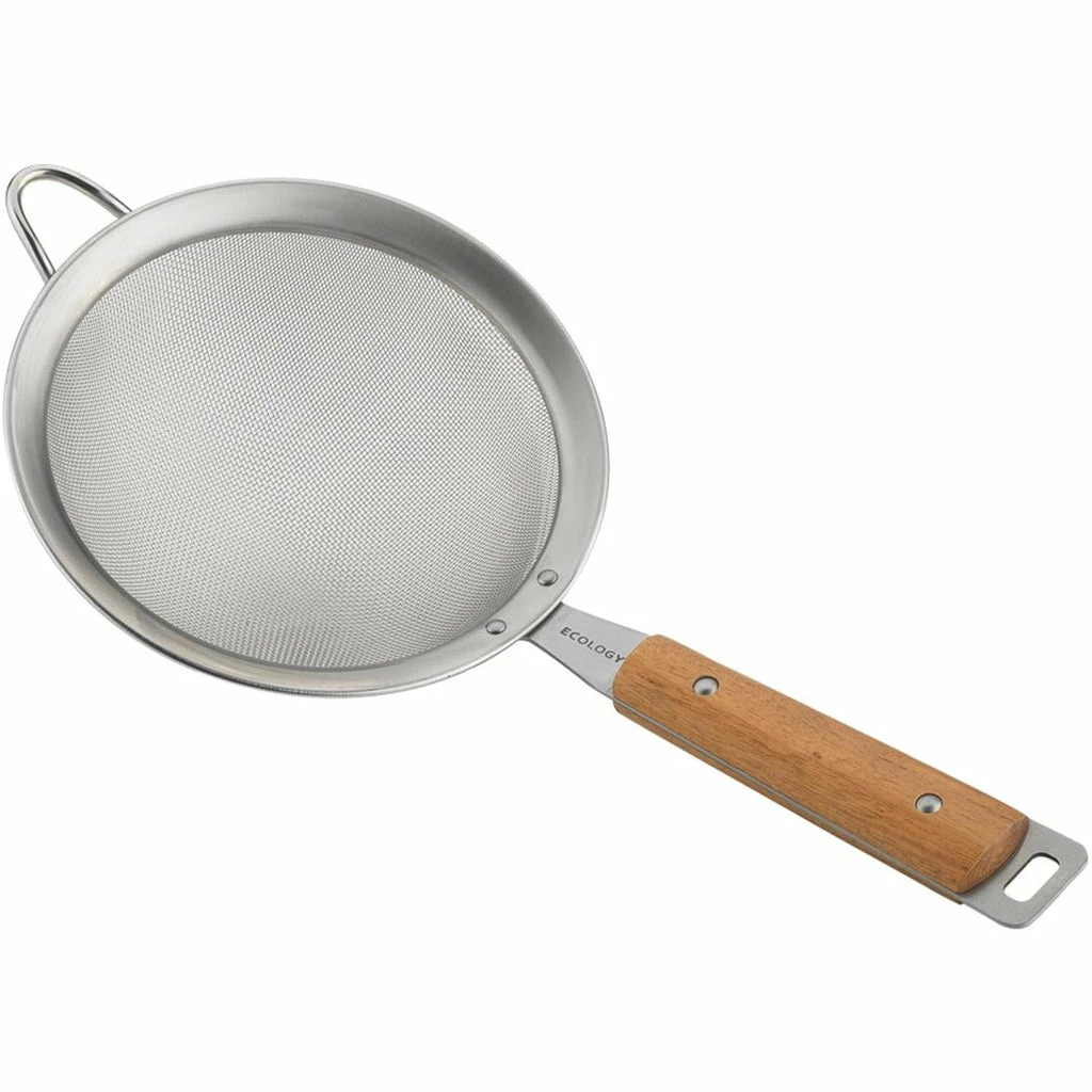 Ecology Provisions Acacia Strainer Medium - 16cm 1 Ecology Provisions Acacia Strainer Medium - 16cm