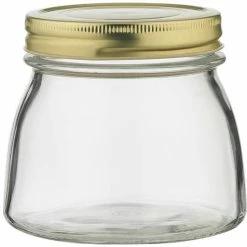 Ecology Source Glass Jar with Lid - 500ml