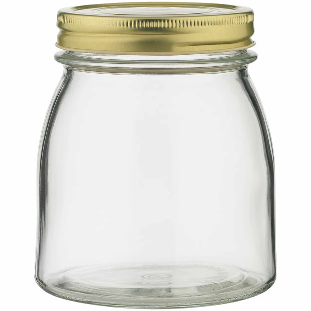 Ecology Source Glass Jar with Lid - 750ml 1 Ecology Source Glass Jar with Lid - 750ml