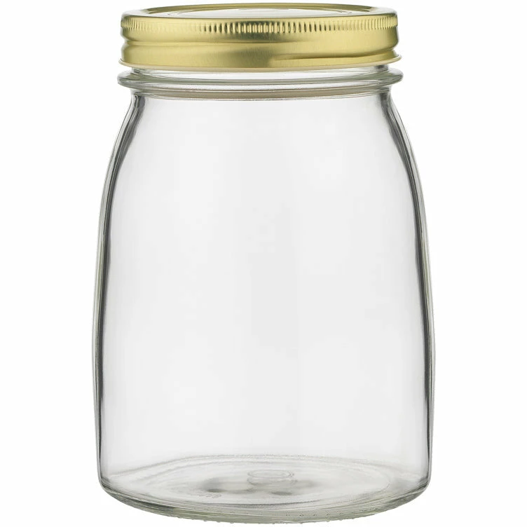 Ecology Source Glass Jar with Lid - 1 Litre 1 Ecology Source Glass Jar with Lid - 1 Litre