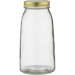 Ecology Source Glass Jar with Lid - 2 Litre