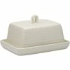 Ecology Ottawa Butter Dish with Tray 17.5 x 13.3 x 10.4cm Calico