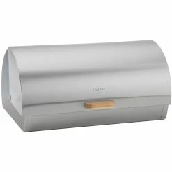Ecology Provisions Acacia Bread Bin Stainless Steel