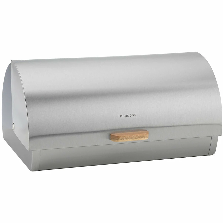 Ecology Provisions Acacia Bread Bin Stainless Steel 1 Ecology Provisions Acacia Bread Bin Stainless Steel