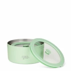 Frank Green Pack of 2 Stainless Steel Bowls with Lid - Mint Gelato