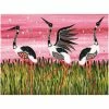 Maxwell and Williams Melanie Hava Jugaig-Bana-Wabu Tea Towel 50X70cm Jabirus Pink