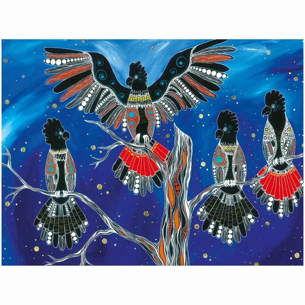 Maxwell and Williams Melanie Hava Jugaig-bana-wabu Tea Towel 50x70cm Black Coc 1 Maxwell and Williams Melanie Hava Jugaig-bana-wabu Tea Towel 50x70cm Black Coc