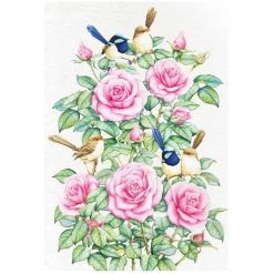 Maxwell and Williams Royal Botanic Gardens - Garden Friends Tea Towel 50X70Cm Wren