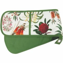 Maxwell and Williams Royal Botanic Garden Double Oven Glove - Green