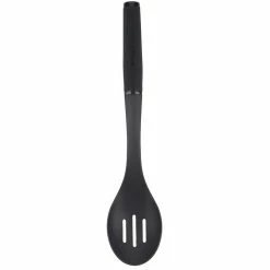 KitchenAid Soft Touch Slotted Spoon Nylon - Black