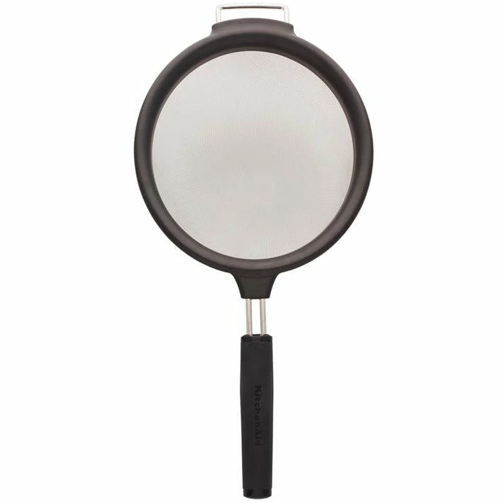 KitchenAid Soft Touch Strainer 17.5cm - Black 1 KitchenAid Soft Touch Strainer 17.5cm - Black