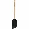 KitchenAid Maple Wood Scraper Spatula Silicone