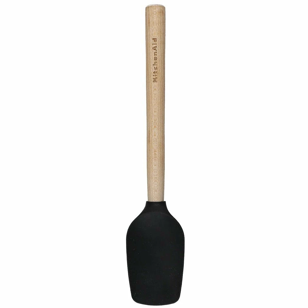 KitchenAid Maple Wood Mini Spoon Spatula 1 KitchenAid Maple Wood Mini Spoon Spatula