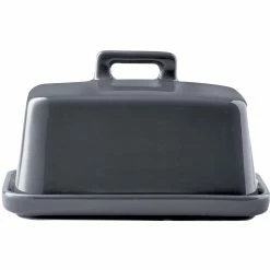 Maxwell and Williams Epicurious Butter Dish Grey Gift Boxed