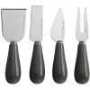 Maxwell and Williams Mezze Cheese Knife Set 4 Piece Charcoal Gift Boxed