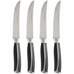 Maxwell and Williams Stanton Steak Knife Set 4 Piece Black Gift Boxed