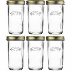KILNER Wide Mouth Preserve Jars Set of 6 500ml