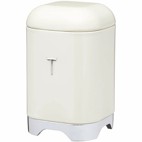 KitchenCraft Lovello Tea Canister 11x18Cm 1.5L Cream 1 KitchenCraft Lovello Tea Canister 11x18Cm 1.5L Cream