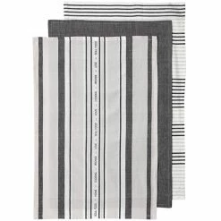 Ladelle Abode Stripe 3pk Kitchen Towel - Blue 5 Ladelle Abode Stripe 3pk Kitchen Towel - Blue -Kitchenware Sales Store Ladelle Abode Stripe 3pk Kitchen Towel in Charcoal 1024x1024