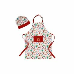 Maxwell and Williams Kasey Rainbow Sparkly Season Childrens Apron & Chef Hat Set