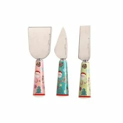 Maxwell and Williams Kasey Rainbow Sparkly Season Cheese Knife Set 3pc Gift Boxed