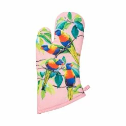 Maxwell and Williams Katherine Castle Bird Talk Oven Mitt Rainbow Lorikeets