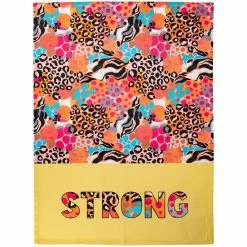 Maxwell and Williams Kasey Rainbow Be Fierce Tea Towel 50x70cm Strong