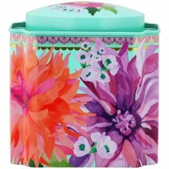 Maxwell and Williams Teas and Cs Dahlia Daze Tea Tin Dahlia Pink 500ML