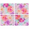 Maxwell and Williams Teas and Cs Dahlia Daze Cork Back Placemat Set of 4 34x26.5cm Assorted Gift Boxed