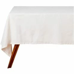 Maxwell and Williams Cotton Classics Rectangular Tablecloth 230x150cm Snow