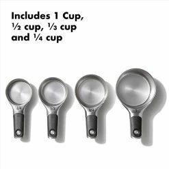 OXO Good Grips 4 Piece Stainless Steel Measuring Cup Set -Kitchenware Sales Store OXO Kitchenware Matchbox 48279 j oxo 41953 1024x1024