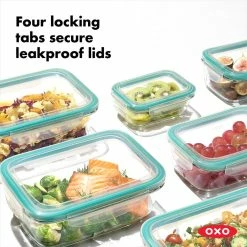 OXO Smart Seal Glass 800ml Rectangular Container 5 OXO Smart Seal Glass 800ml Rectangular Container -Kitchenware Sales Store OXO Kitchenware Matchbox 48581 g oxo 1024x1024