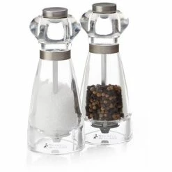 Maxwell and Williams Dynasty Acrylic Salt And Pepper Mill Set - 16cm