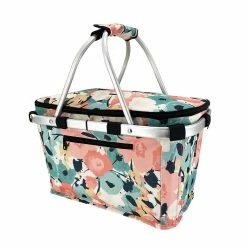 Sachi Insulated Carry Basket With Lid Pastel Blooms 5 Sachi Insulated Carry Basket With Lid Pastel Blooms -Kitchenware Sales Store Sachi Insulated Carry Baskets Matchbox 4696pbl b copy 1024x1024