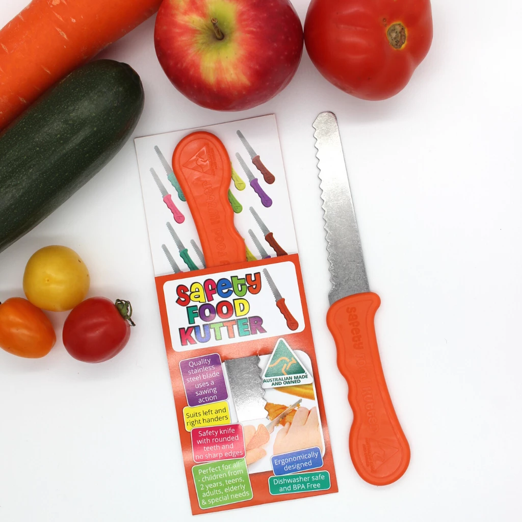 Safety Food Kutter Safety Food Kutter Orange 2 Safety Food Kutter Safety Food Kutter Orange - Image 2