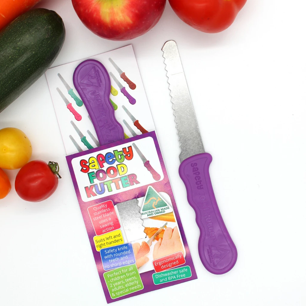 Safety Food Kutter Safety Food Kutter Purple 2 Safety Food Kutter Safety Food Kutter Purple - Image 2
