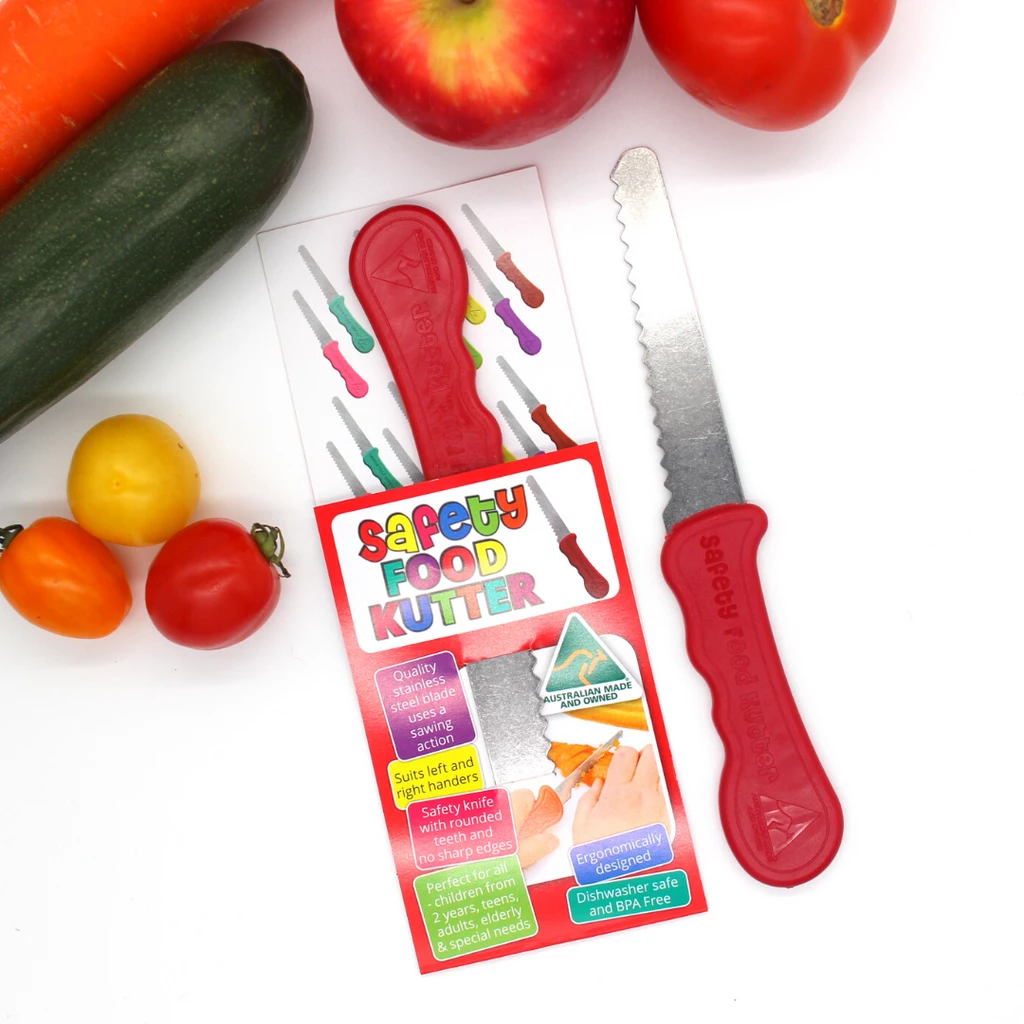 Safety Food Kutter Safety Food Kutter Red 2 Safety Food Kutter Safety Food Kutter Red - Image 2