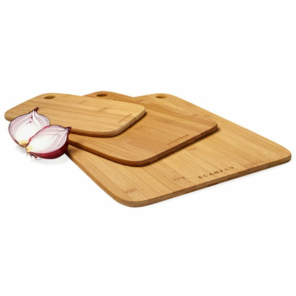 SCANPAN Bamboo 3 Piece Cutting Board Set 1 SCANPAN Bamboo 3 Piece Cutting Board Set