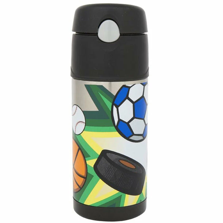 THERMOS Funtainer Vacuum 355ml Stainless Steel - Sports 1 THERMOS Funtainer Vacuum 355ml Stainless Steel - Sports