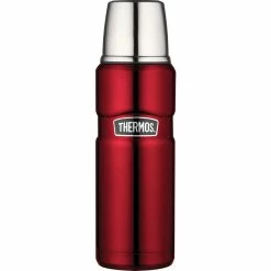 Thermos Stainless King Vacuum Insulated Flask 470ml - Red