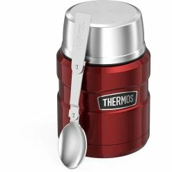 Thermos Stainless King Vacuum Insulated Food Jar 470ml - Red