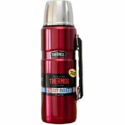 Thermos Stainless King Vacuum Insulated Flask 1.2L - Red
