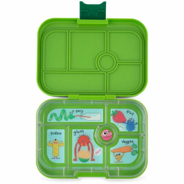 Yumbox Original 6 Compartment Bento Style Lunch Box - Go Green 1 Yumbox Original 6 Compartment Bento Style Lunch Box - Go Green