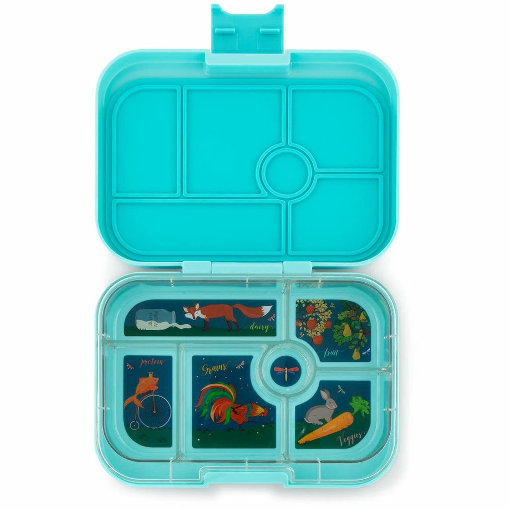 Yumbox Original 6 Compartment - Mystic Aqua 1 Yumbox Original 6 Compartment - Mystic Aqua