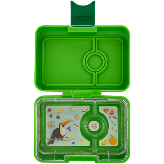 Yumbox Mini Snack Box - Go Green 1 Yumbox Mini Snack Box - Go Green