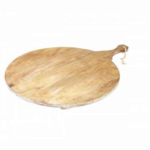 Davis and Waddell Provence Mango Wood Paddle Serving Board Round 57cm 1 Davis and Waddell Provence Mango Wood Paddle Serving Board Round 57cm