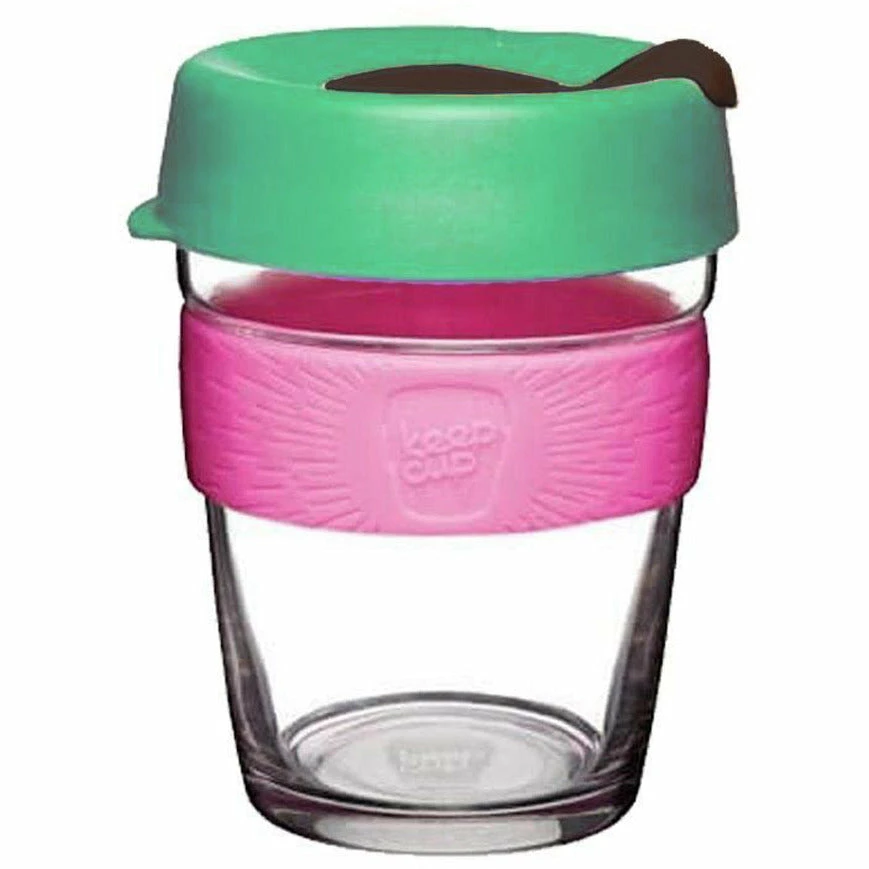 KeepCup Brew Reusable Glass Coffee Cup Medium 12oz - Llama 1 KeepCup Brew Reusable Glass Coffee Cup Medium 12oz - Llama